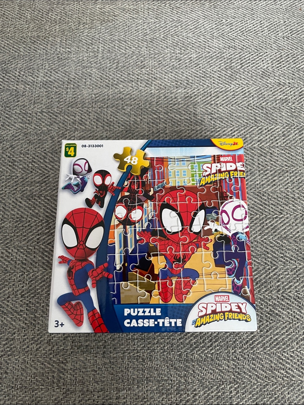 Disney Marvel Spidey & His Amazing Friends Red and Blue Kids Puzzle - 48 Pieces